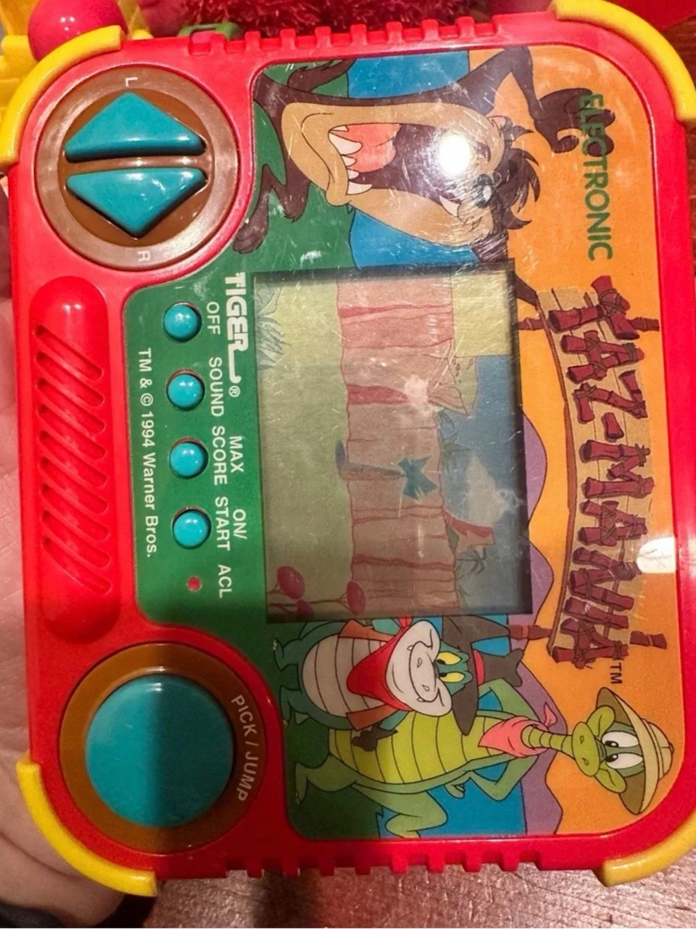 Vintage Tiger Electronic Tazmanian Devil Handheld Game 1994